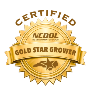 Osage Farms, Inc. is proud to be recognized as a 2026 North Carolina Gold Star Grower